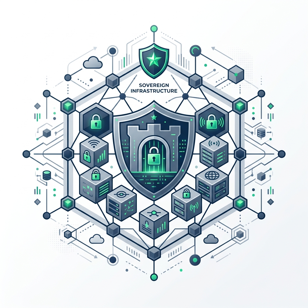 Sovereign Digital Infrastructure Illustration